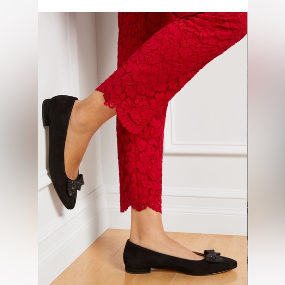 Bundle👖👚WHBM Long Sleeve Cold
Shoulder Blouse & Talbots lace Red Pants - Picture 13 of 13